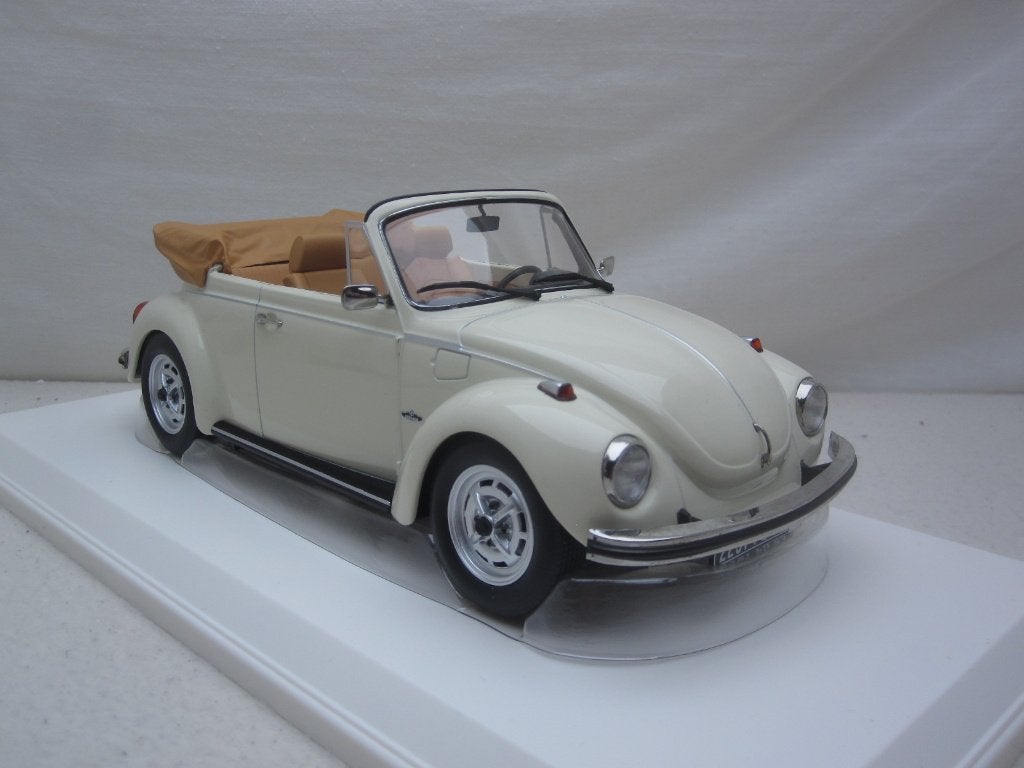 VW Kever 1303 Cabriolet 1973 Cream White 1:18 Norev, Ophalen of Verzenden, Nieuw, Auto, Norev