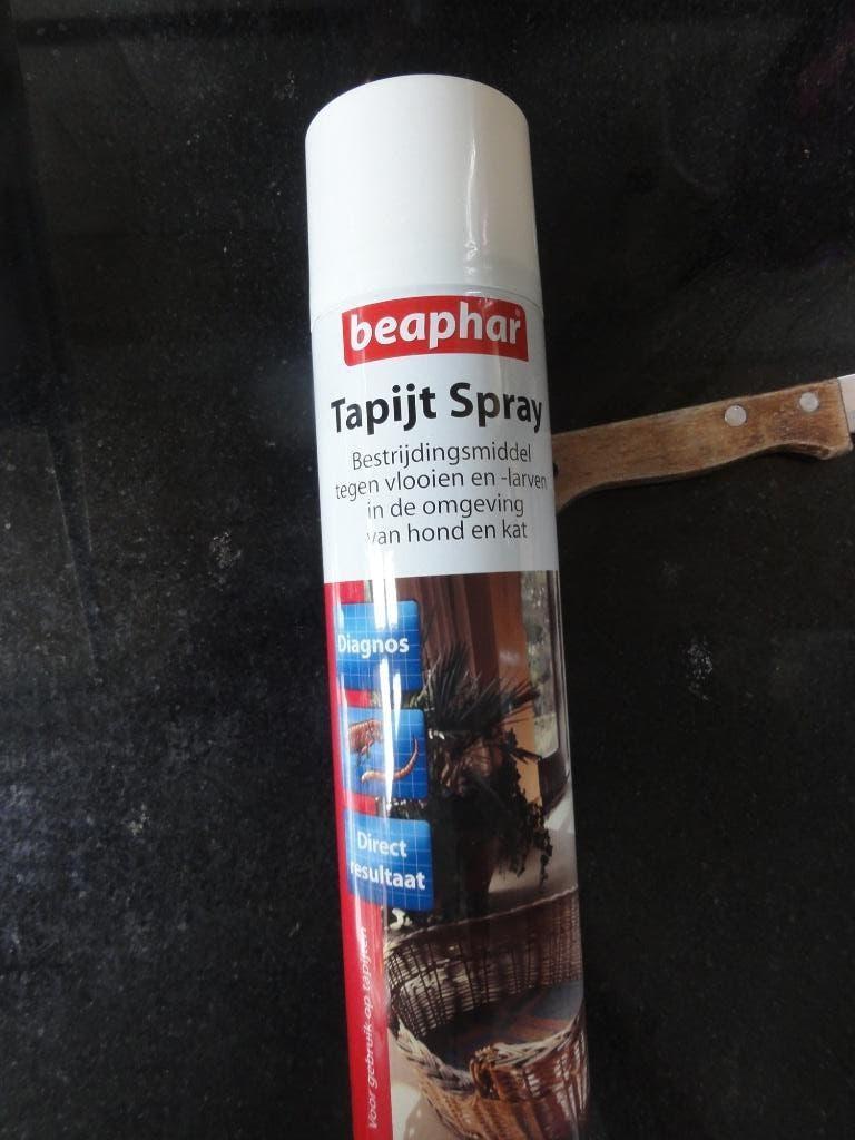 Beaphar vlooienspray spuitbus vlooien spray tapijt katten, Ophalen, Zo goed als nieuw