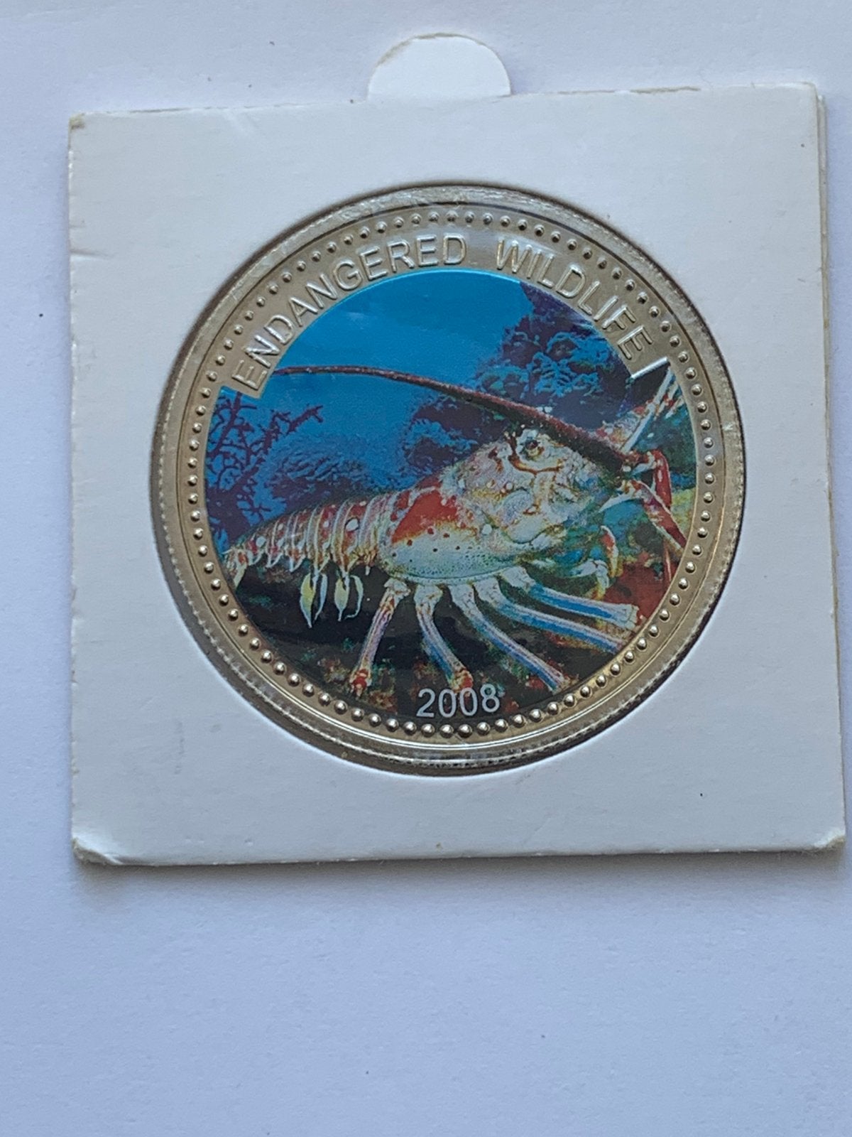 Kreeft munt 1 oz zilver mooie munt, Ophalen of Verzenden, Zilver