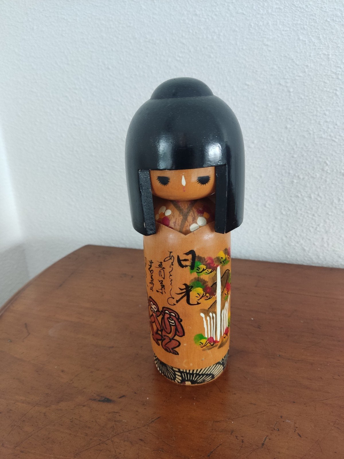 Vintage Japanse Kokeshi pop - Houten decoratie, Verzamelen, Ophalen