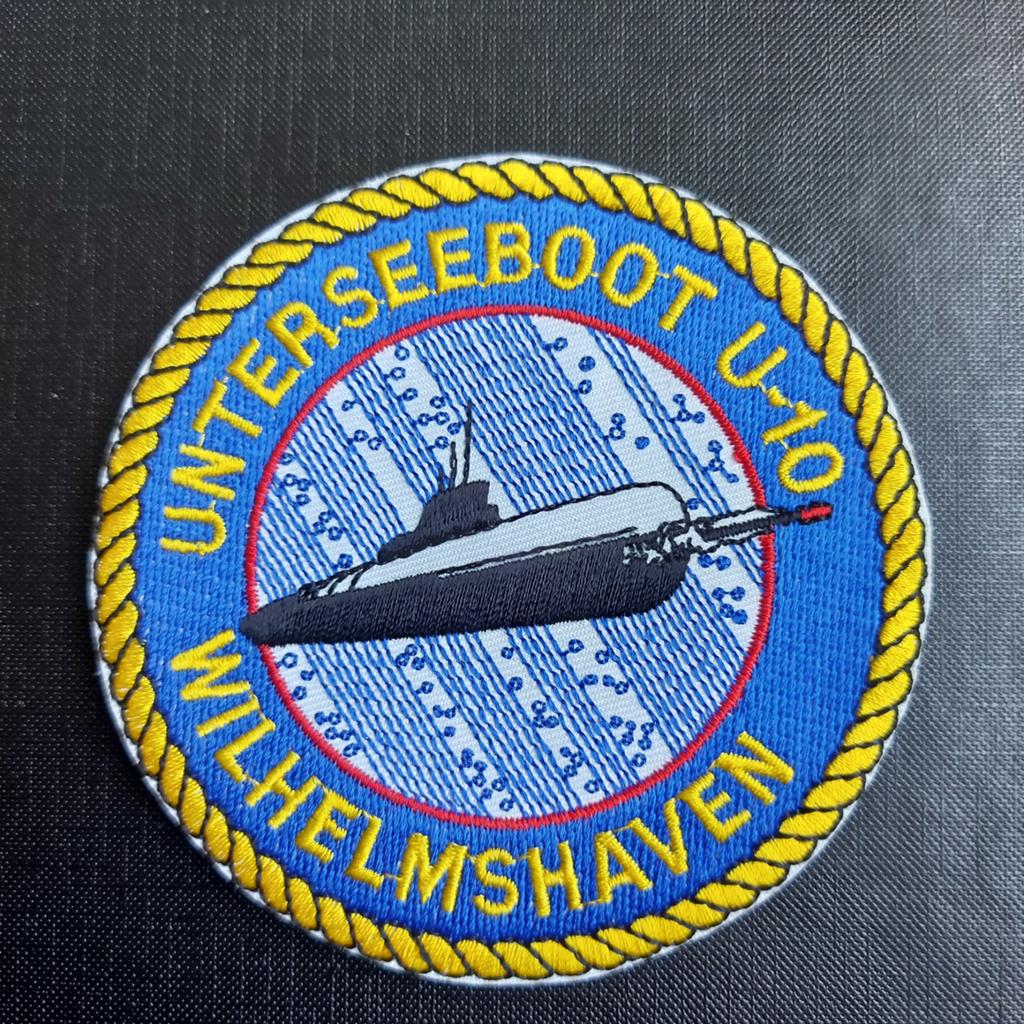 Unterseeboot U10 embleem, Verzamelen, Ophalen of Verzenden, Marine, Duitsland, Embleem of Badge
