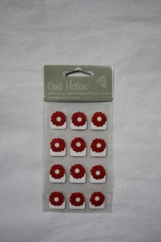 Crea Motion Red Peonies SPJA011, Hobby en Vrije tijd, Ophalen of Verzenden, Nieuw, Versiering of Embellishment, Overige merken