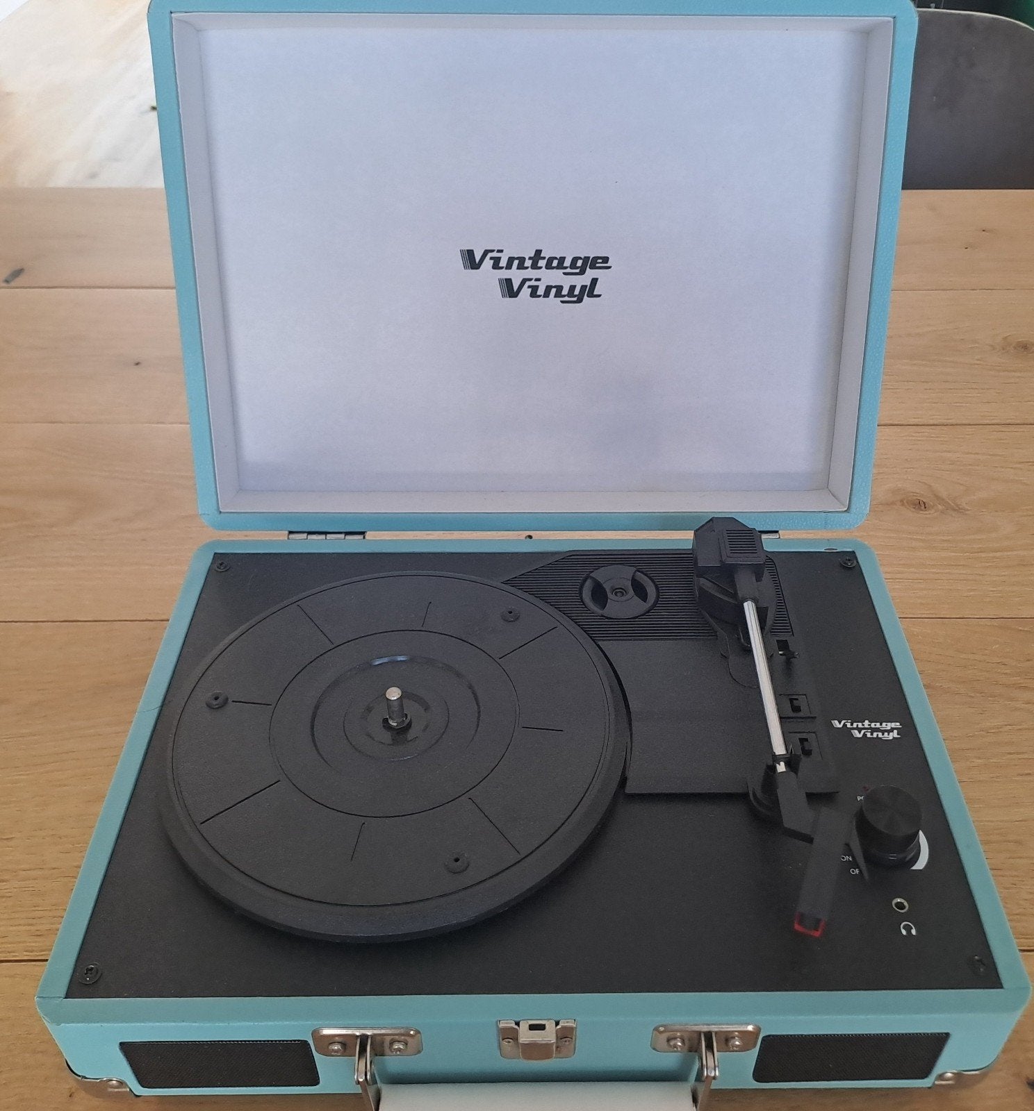 kofferplatenspeler Vintage Vinyl, Ophalen of Verzenden, Gebruikt, Platenspeler, Overige merken
