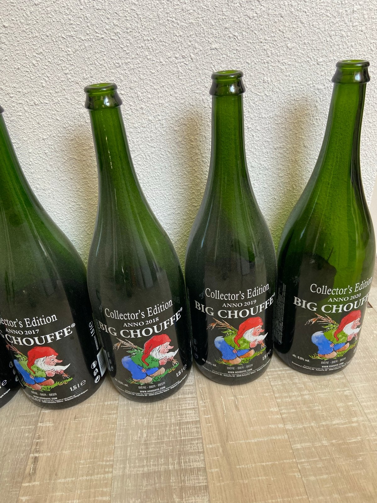 Big Chouffe Collector's Edition Lege Flessen (2014-2020), Ophalen of Verzenden, Gebruikt