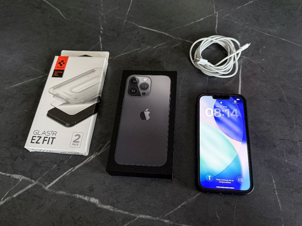iPhone 13 Pro | 128 GB | Graphite | 86% batterijconditie, Telecommunicatie, Mobiele telefoons | Apple iPhone, 86 %, Zwart, Ophalen of Verzenden