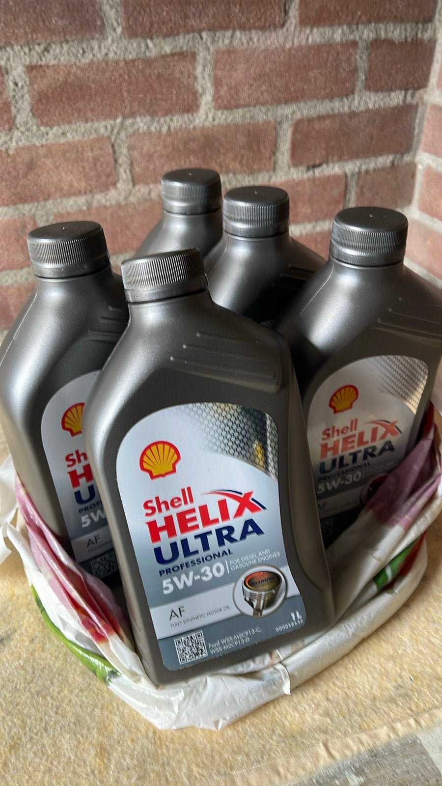 Shell Helix Ultra Professional AF 5W-30 Motorolie (5x1L), Ophalen of Verzenden, Nieuw, Ford
