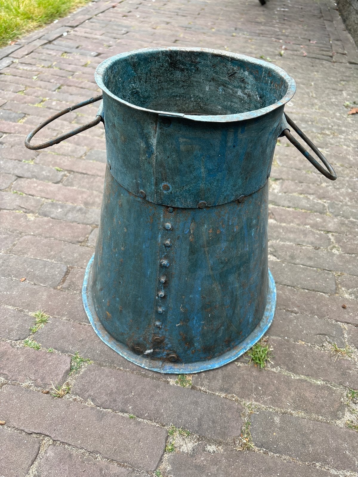 Antieke koperen ketel/plantenbak, Ophalen of Verzenden