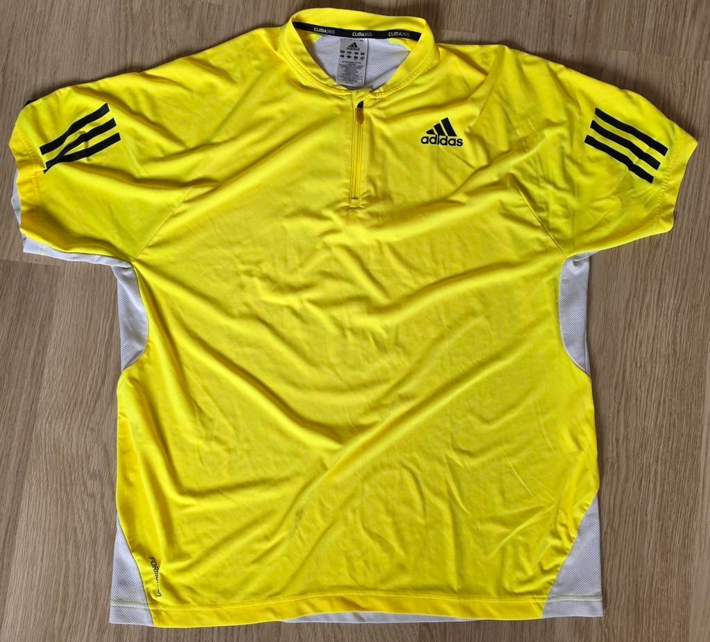 Adidas Clima365 Sportshirt Geel Maat L, Kleding | Heren, Sportkleding, Maat 52/54 (L), Geel, Ophalen of Verzenden, Zo goed als nieuw