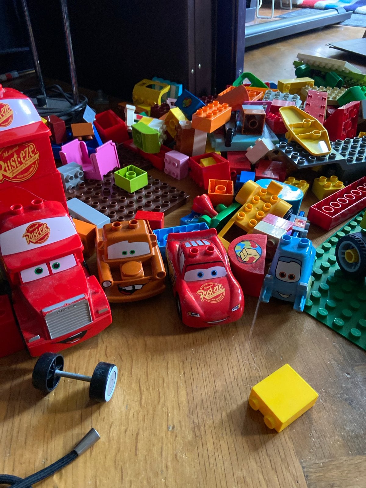 Grote partij LEGO Duplo met diverse sets en figuren, Inclusief minifiguren, Gebruikt, Ophalen of Verzenden, Duplo