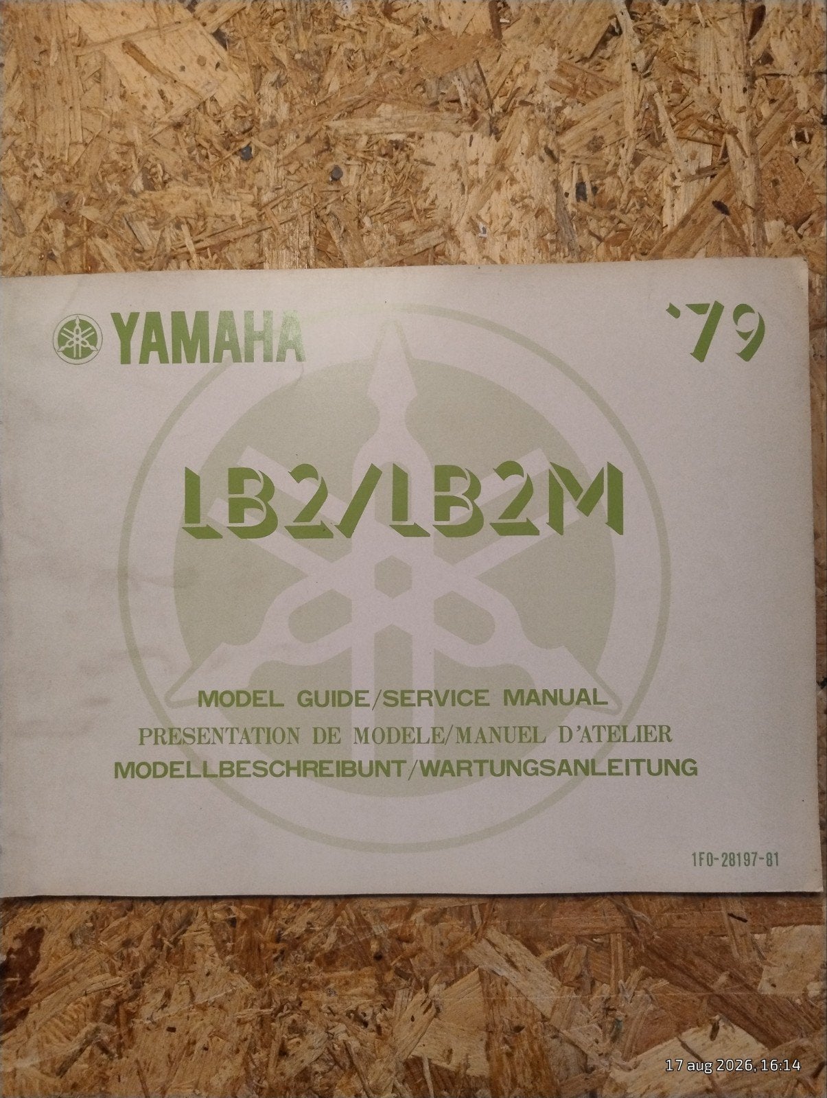 Yamaha LB2/LB2M Modelgids/Servicehandleiding '79, Verzenden, Yamaha