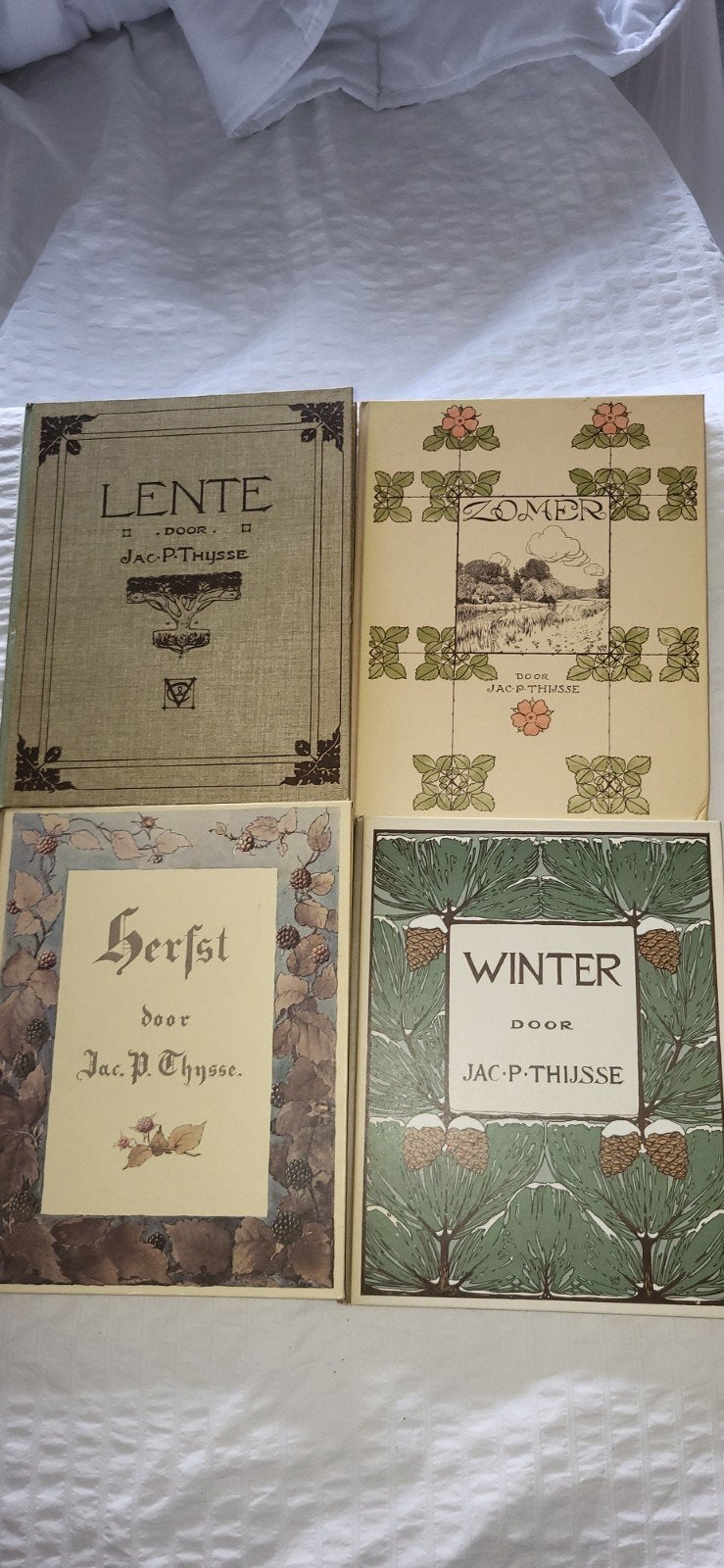 Jac. P. Thijsse - Lente, Zomer, Herfst, Winter (Herdrukken), Ophalen of Verzenden, Gelezen, Jac. P. Thijsse, Nederland