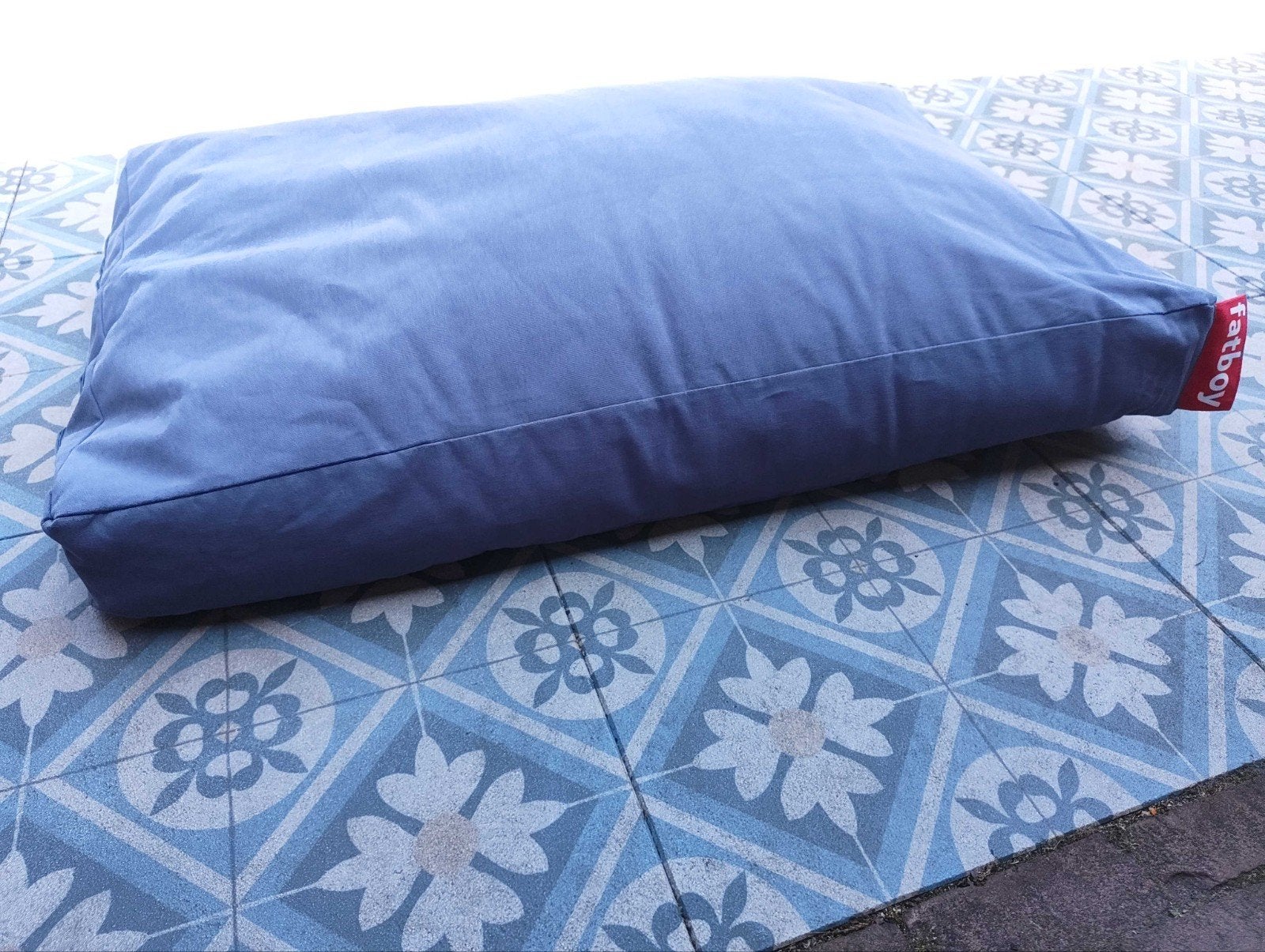 Fatboy Doggielounge Large (80x120x15 cm), Ophalen of Verzenden, Zo goed als nieuw, Blauw, Zitzak