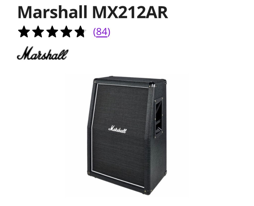 Marshall MX212AR Gitaar Cabinet, Ophalen of Verzenden, Nieuw, Gitaar, 100 watt of meer