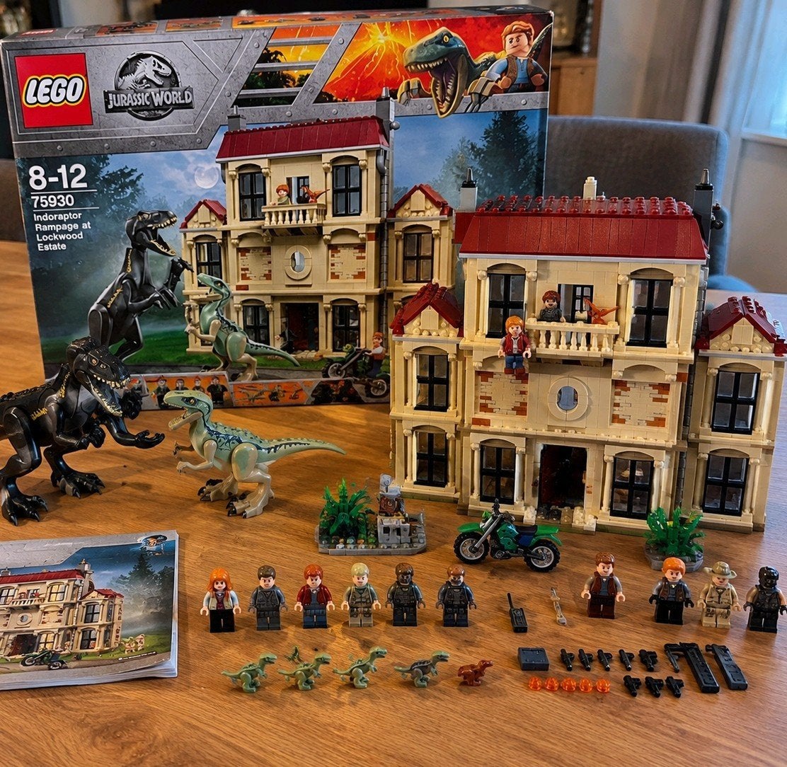 Lego Jurassic World 75930 Indoraptor Rampage Lockwood Estate, Jurassic World, Lego, Ophalen of Verzenden, Zo goed als nieuw