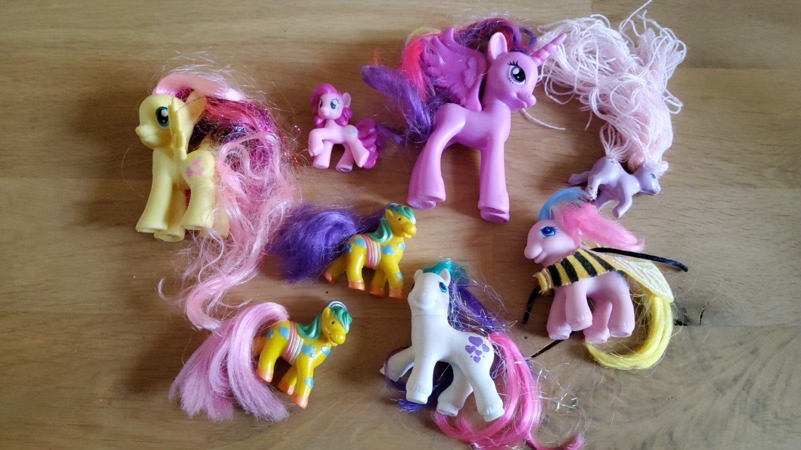 Vintage mini My Little Pony Hasbro G2 o.a. Sweetheart, Ophalen of Verzenden