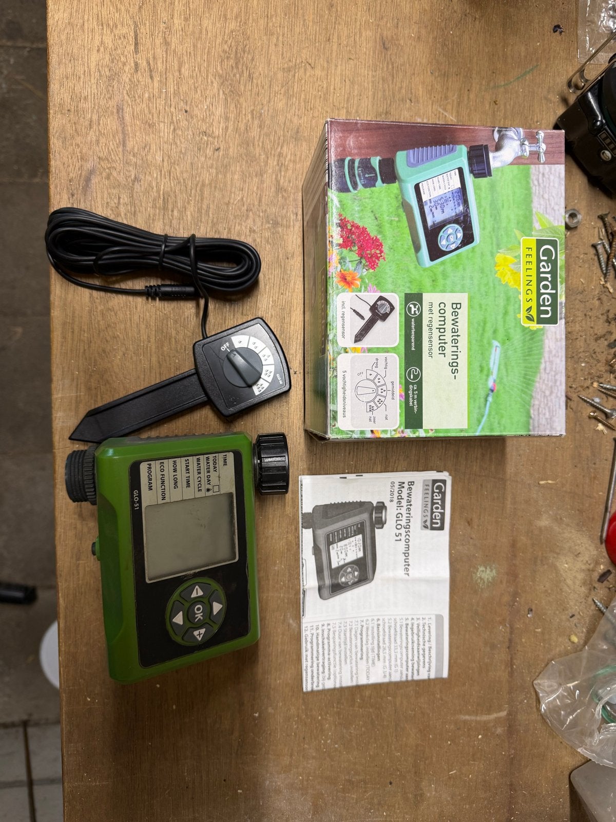 Garden Feelings Bewateringscomputer met regensensor, Ophalen of Verzenden, Zo goed als nieuw
