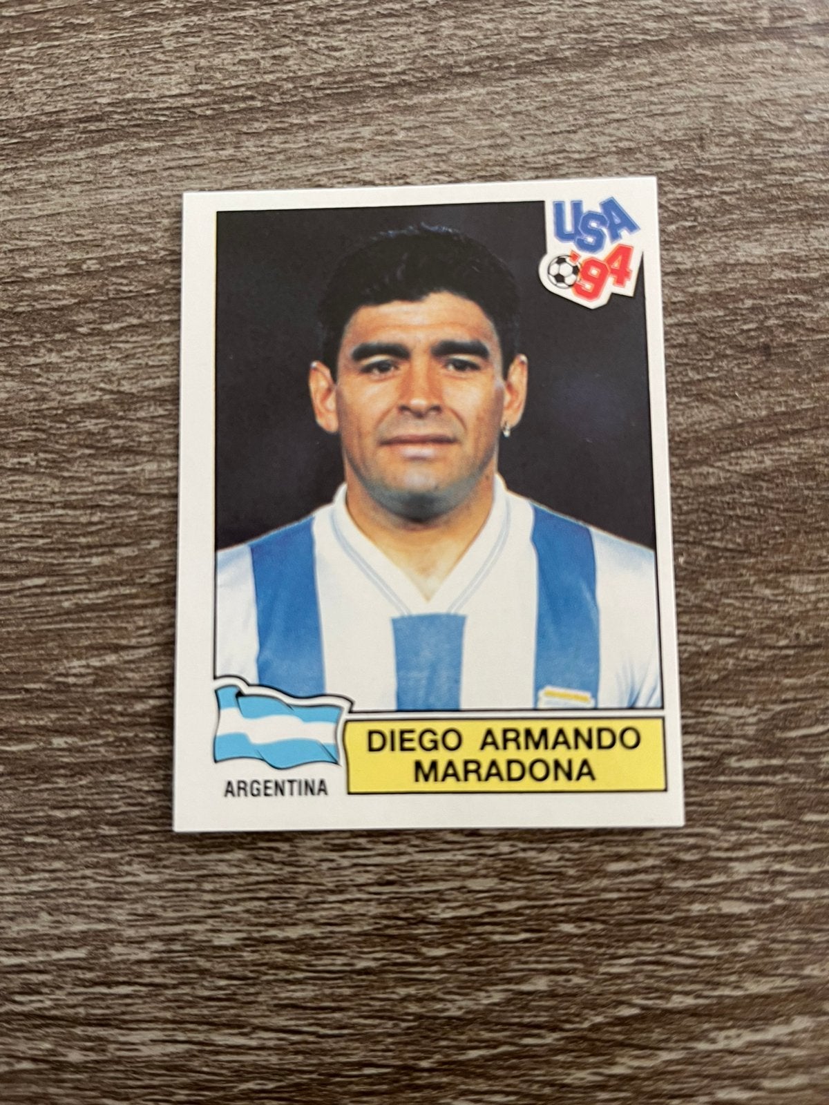 Maradona USA ‘94 panini etc., Ophalen of Verzenden, Zo goed als nieuw, Plaatje