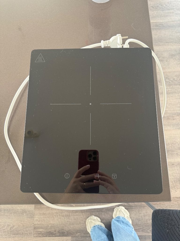Compact inductie kookplaatje, Witgoed en Apparatuur, Kookplaten, Ophalen, 3 kookzones of minder, Zo goed als nieuw, Inductie