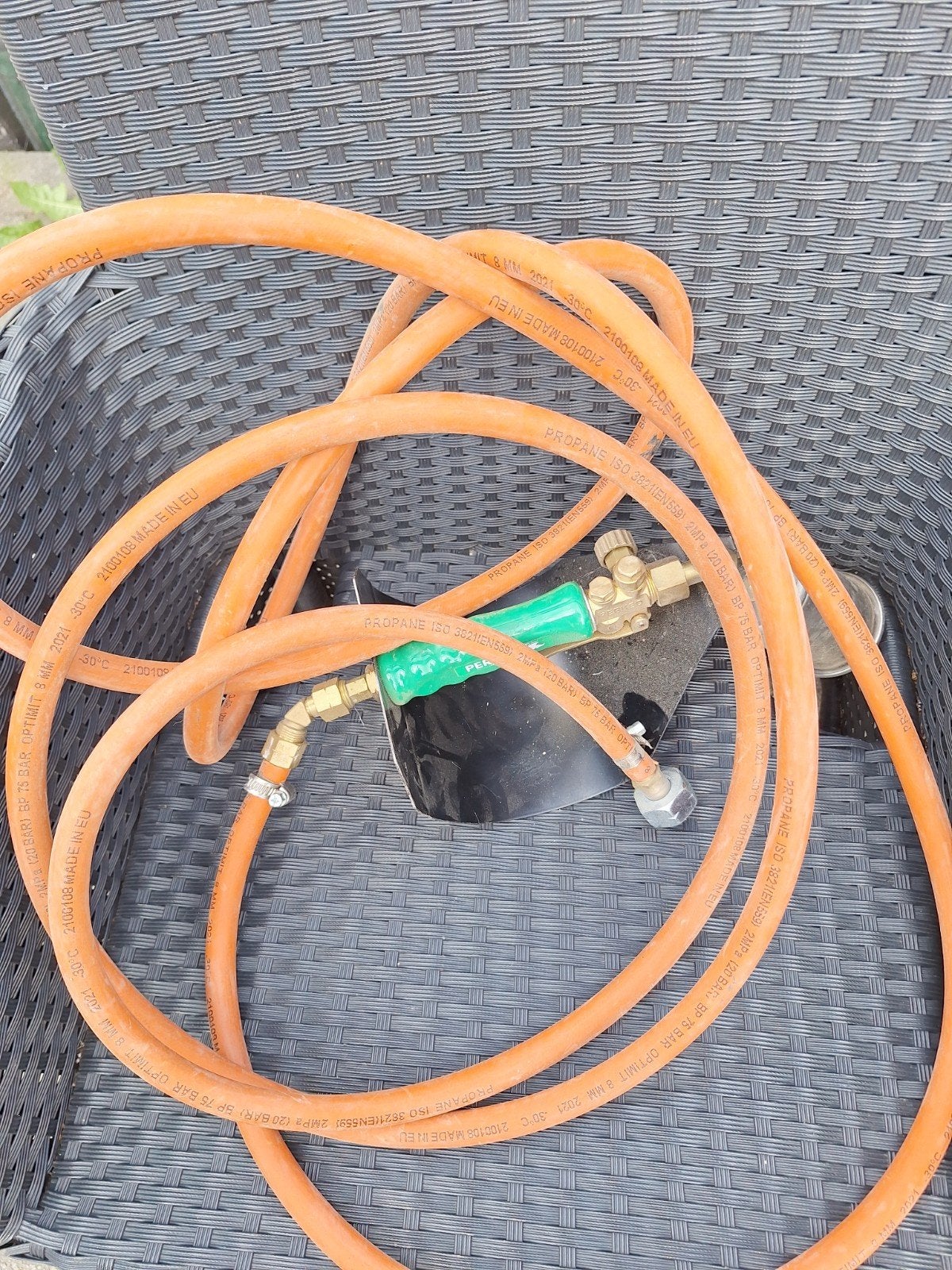 Gasbrander met 3.5 meter slang, Ophalen of Verzenden, Gebruikt, Overige typen