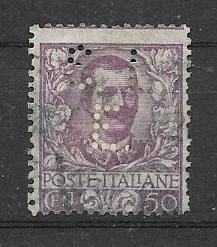 Italie 1901 Victor Emanuelle III, Verzenden, Gestempeld