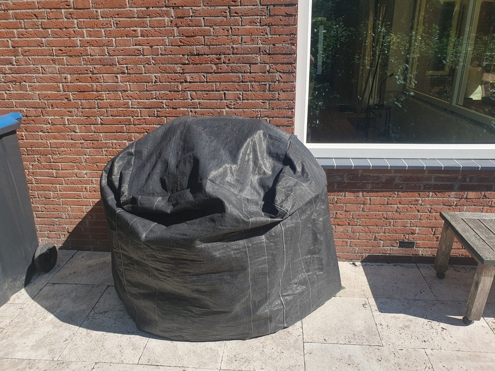 gratis kleine gas BBQ, 2 branders., Ophalen, Gebruikt