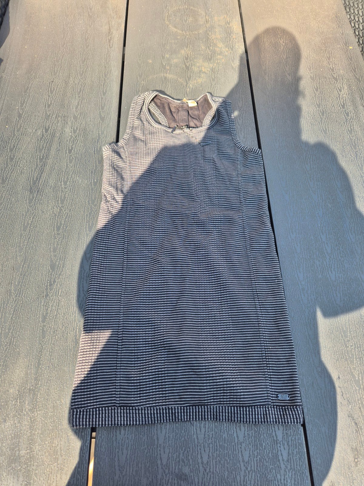 zwart/wit gestreepte tuniek maat l jill vintage, Gebruikt, Meisje, Ophalen of Verzenden, Shirt of Longsleeve