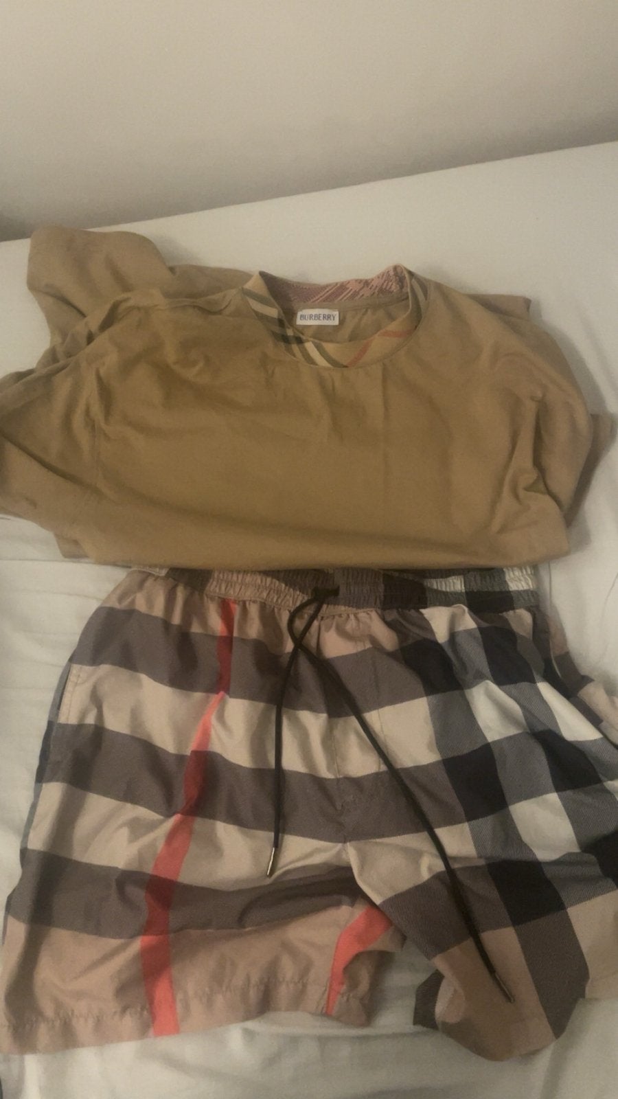 Burberry zomer setje - Beige  maat s, Ophalen of Verzenden, Zo goed als nieuw