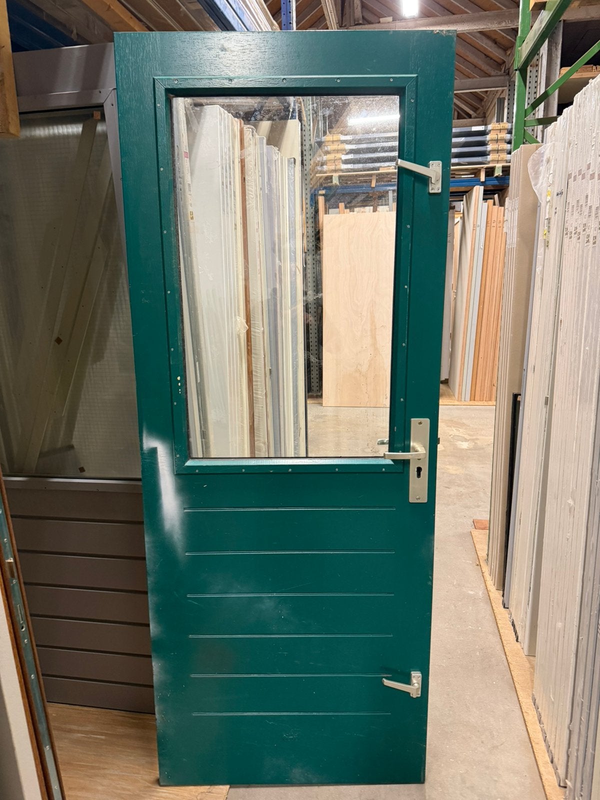 achterdeur met glas, Ophalen, 80 tot 100 cm, Binnendeur, Zo goed als nieuw