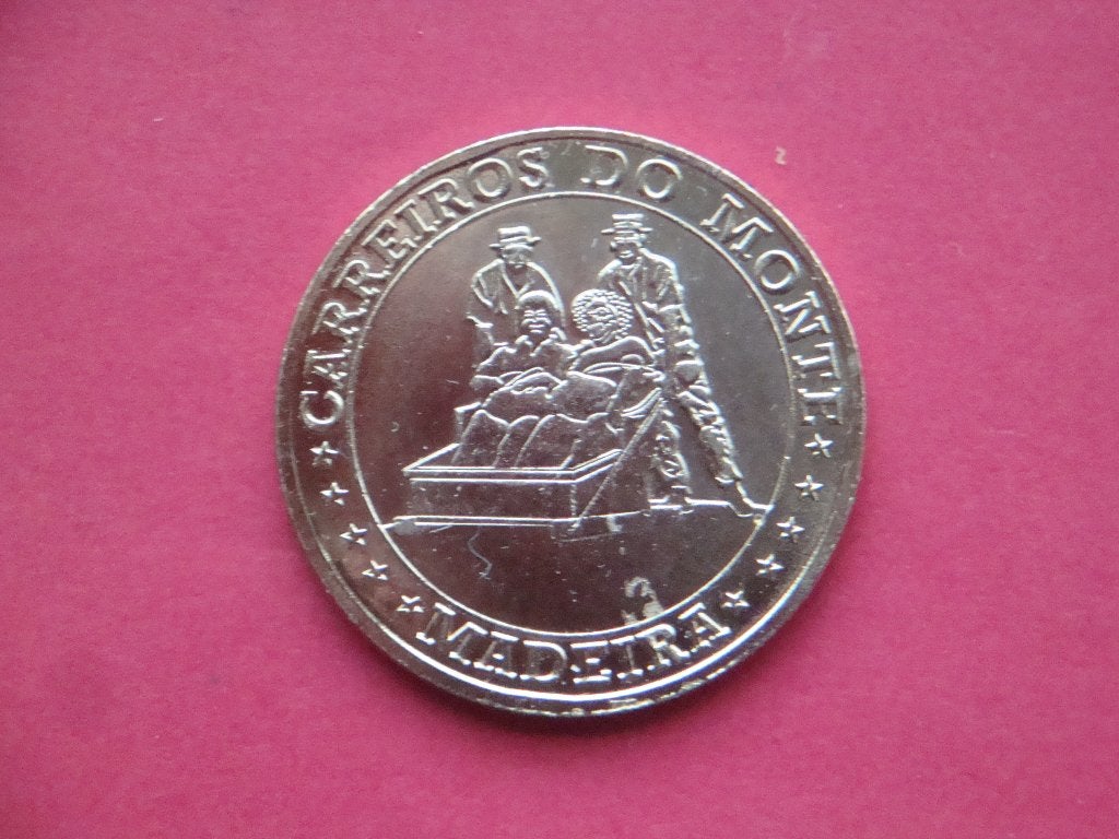 Kavel penning UNC Carreiros Do Monte Madeira Portugal., Verzenden, Buitenland, Munten