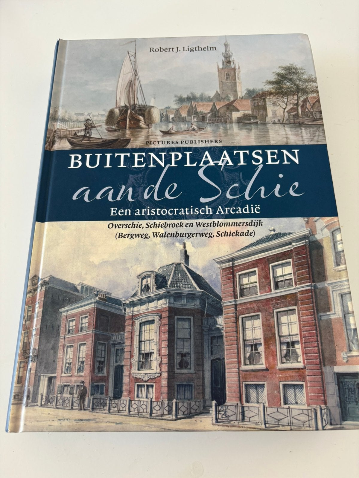 Robert J. Ligthelm - Buitenplaatsen aan de Schie, Ophalen of Verzenden, Gelezen, Robert J. Ligthelm