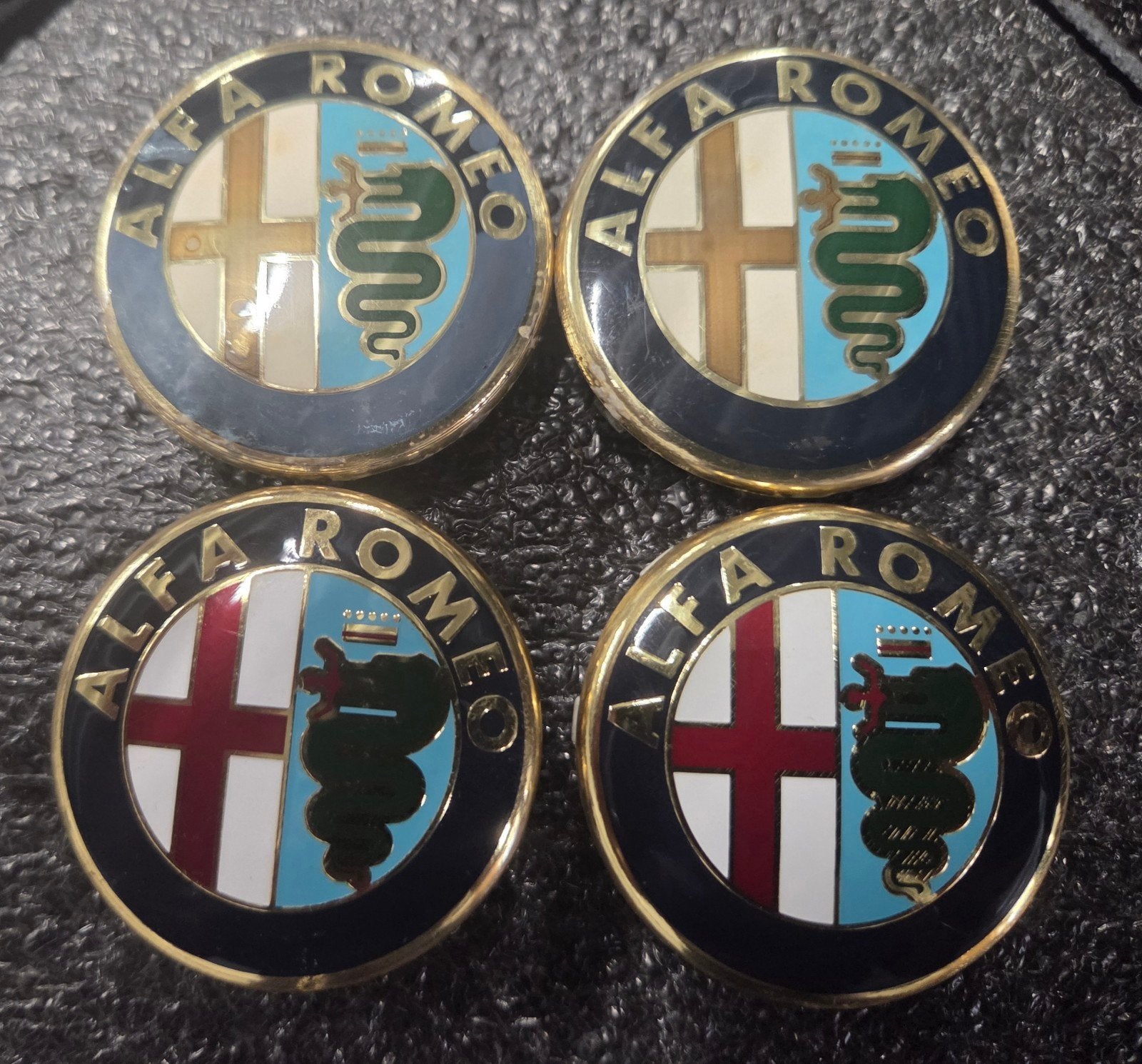 ORIGINELE ALFA ROMEO NAAFDOPPEN 50MM, Ophalen of Verzenden, Gebruikt