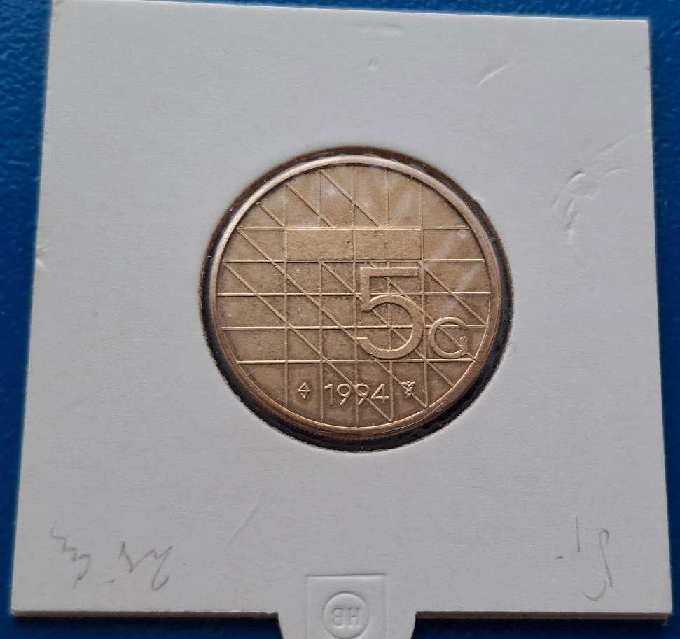 Nederland 5 gulden 1994 Beatrix - UNC*, Verzenden, Koningin Beatrix, 5 gulden, Losse munt