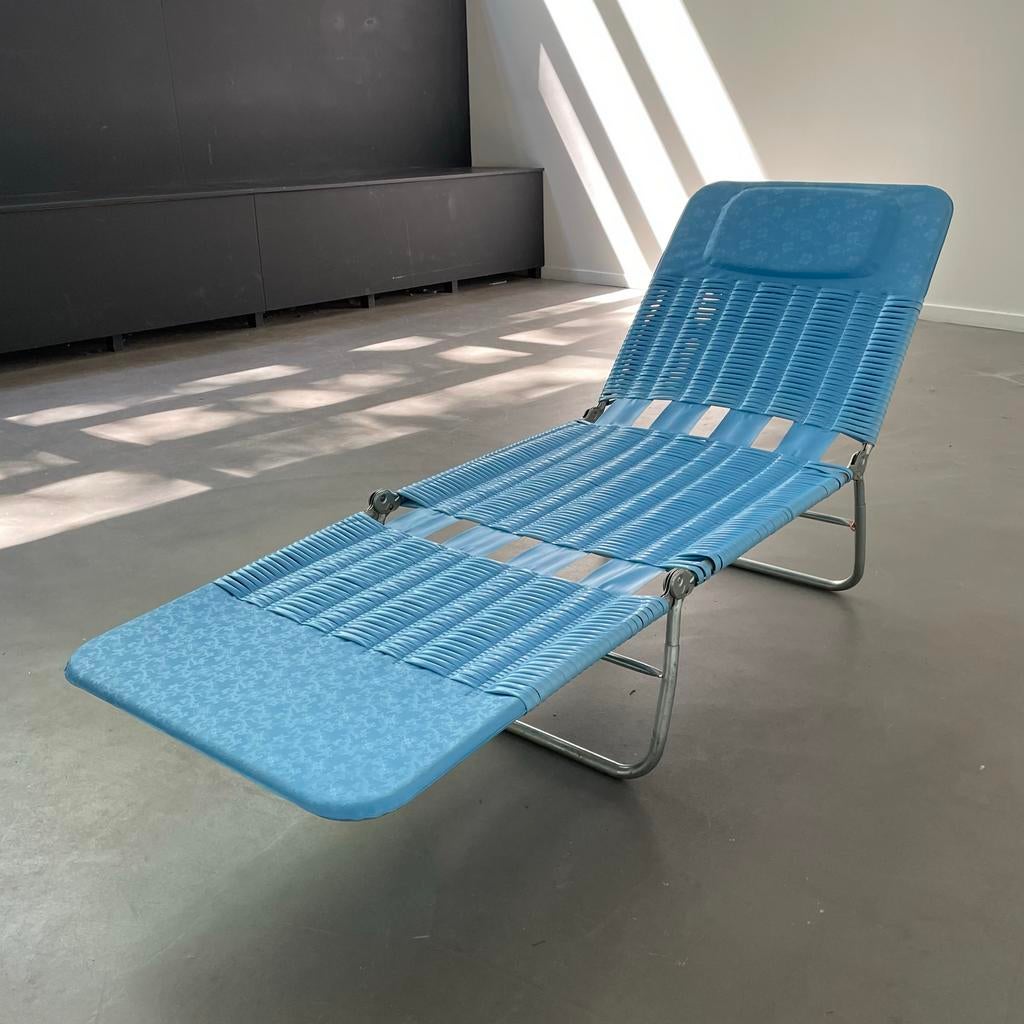 Kurz Design Jaren '70 Vintage Opklapbaar Ligbed, Tuin en Terras, Ophalen, ., 2de hands, Zo goed als nieuw