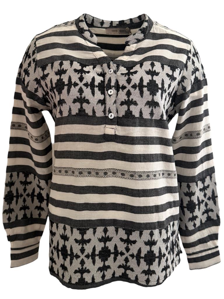 Costa Mani shirt lange mouw NIEUW XS, Nieuw, Ophalen of Verzenden, Lange mouw, Maat 34 (XS) of kleiner