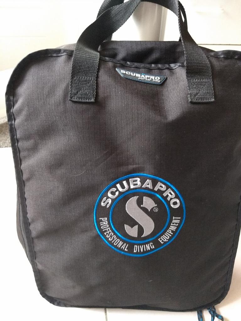Scubapro, porter bag, duiktas, zwart, opvouwbaar,, Watersport en Boten, Ophalen of Verzenden, Zo goed als nieuw, Overige typen