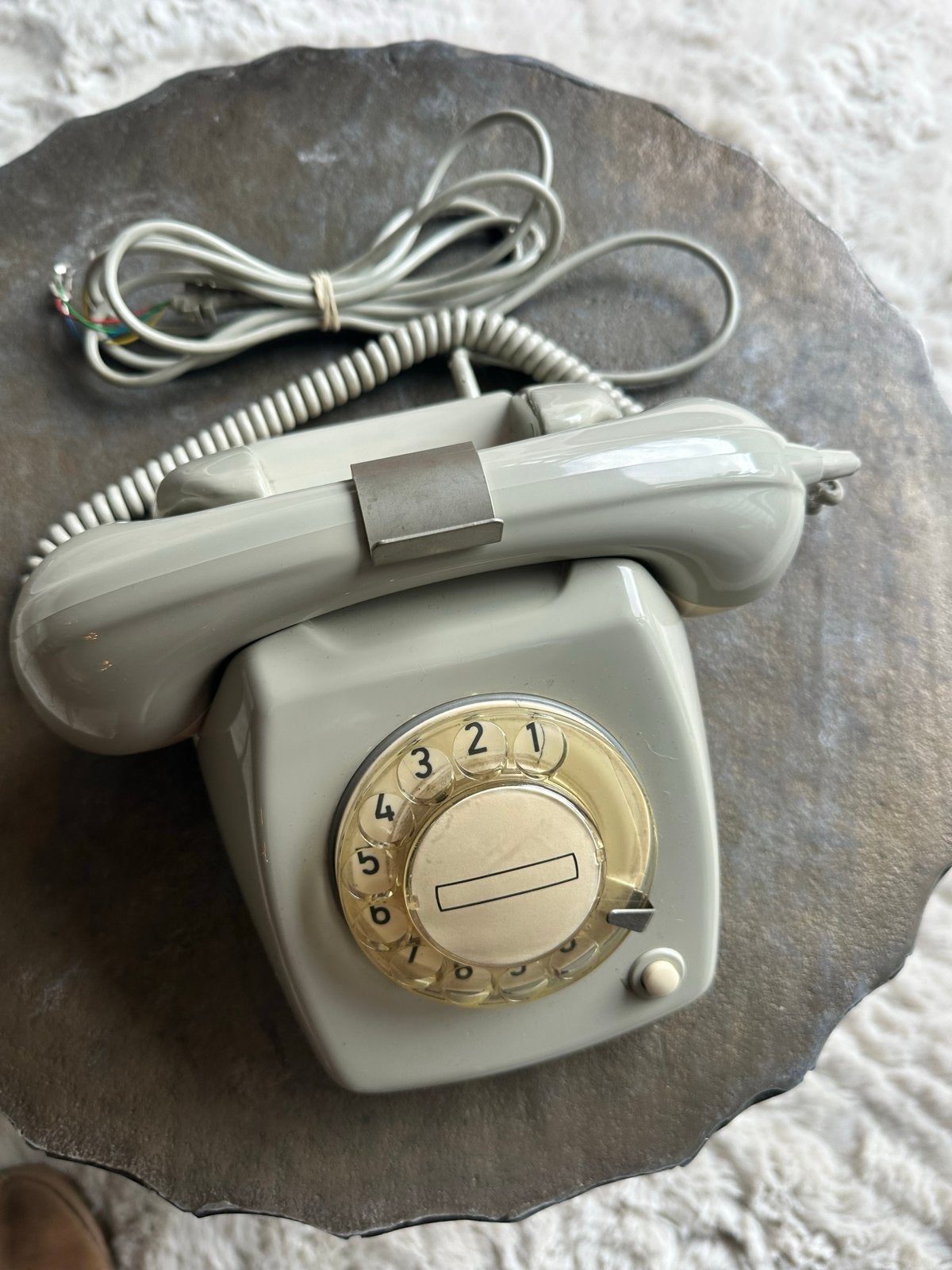 Vintage PTT Ericsson T65 Telefoon met Draaischijf, Ophalen of Verzenden, Gebruikt, Met draaischijf