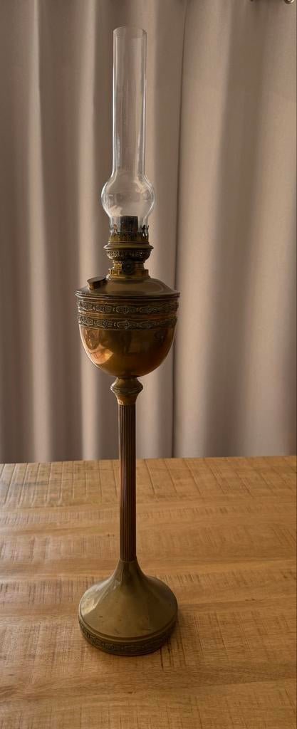 Grote olielamp, Ophalen