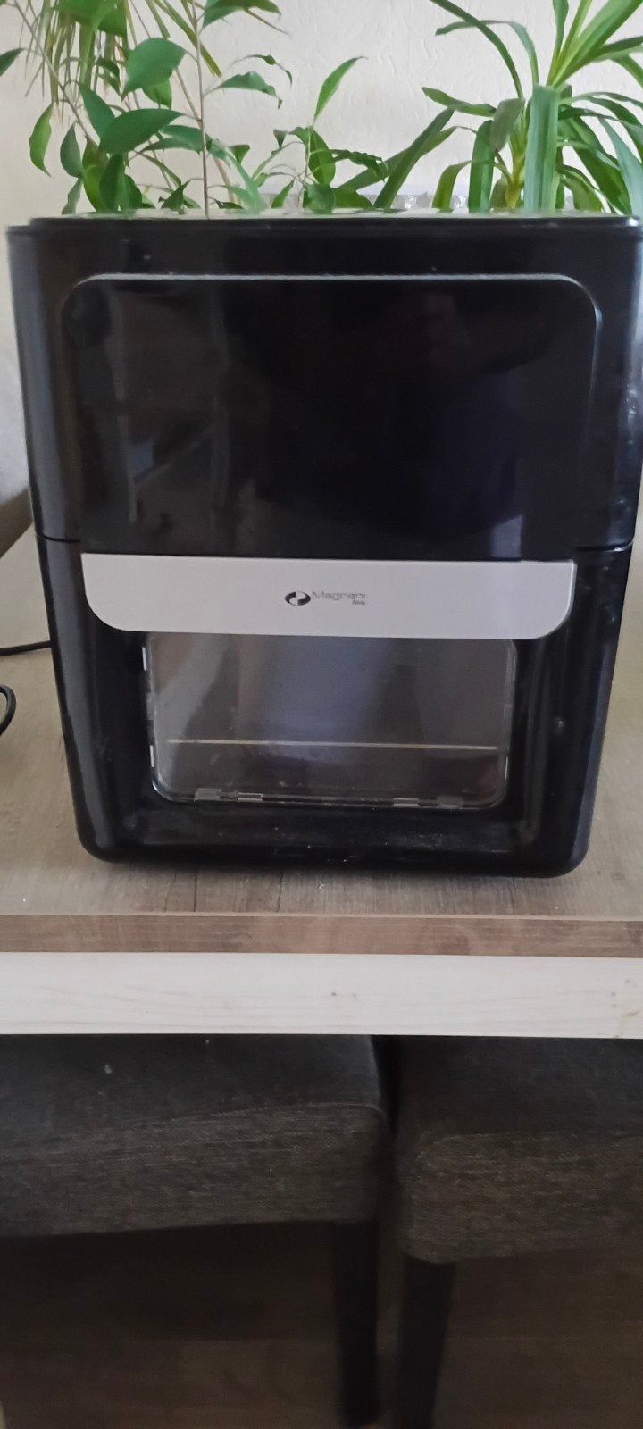 Compacte heteluchtfriteuse - Zwart, Witgoed en Apparatuur, Ophalen of Verzenden, Gebruikt, Airfryer, Minder dan 750 gram