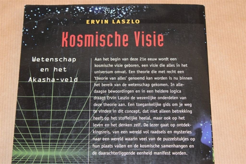 Kosmische Visie — Akasha-veld Theorie — Laszlo 2004, Ophalen of Verzenden, Gelezen, Overige onderwerpen, Achtergrond en Informatie