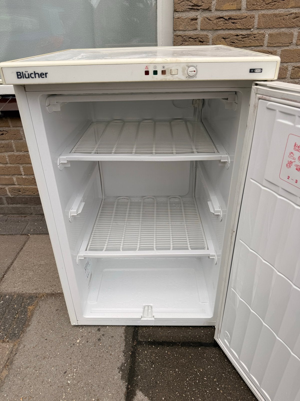 Blücher vriesvak - Compact en functioneel, Gebruikt, 75 tot 100 liter, 45 tot 60 cm, Met vriesvak