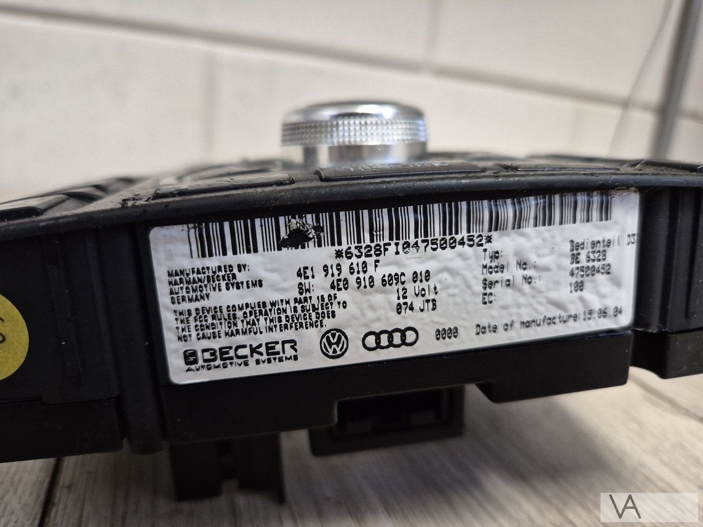 Audi A8 2002 -2009 navigatie bediening paneel MMI 4e1919610f, Gebruikt, -, -, -