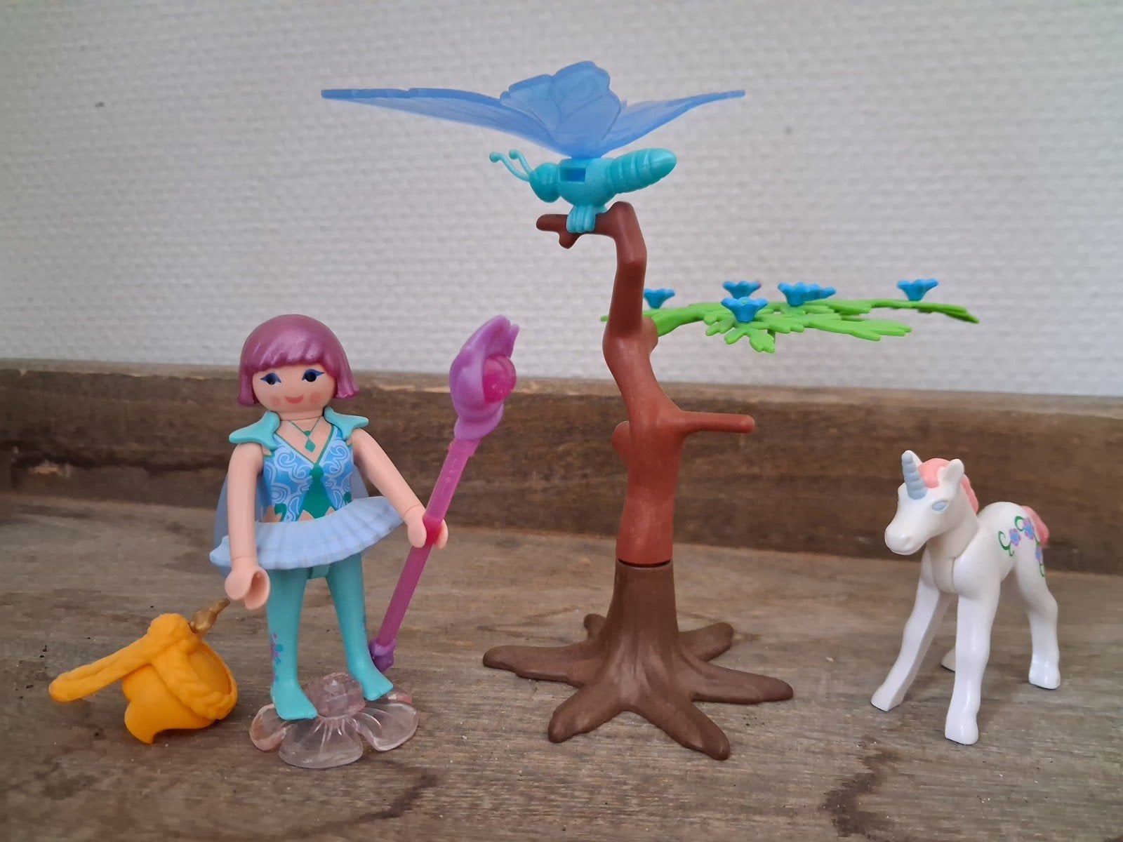 playmobil fee met veulen en libelle, Ophalen of Verzenden, Zo goed als nieuw