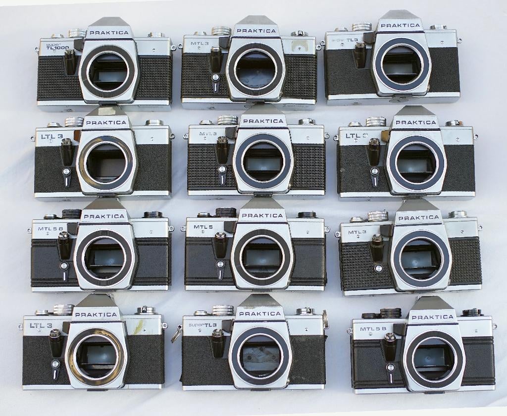 ZENIT en PRAKTICA M42 body's e.a. (allen ongecontroleerd), Ophalen of Verzenden, Compact, Overige Merken