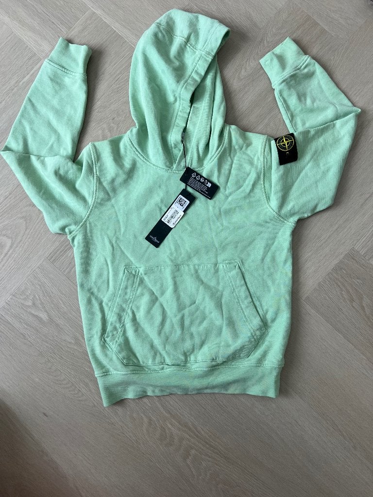 Stone Island Junior hoodie mintgroen maat 140 – nieuw, Kinderen en Baby's, Jongen of Meisje, Trui of Vest, Nieuw, Ophalen of Verzenden