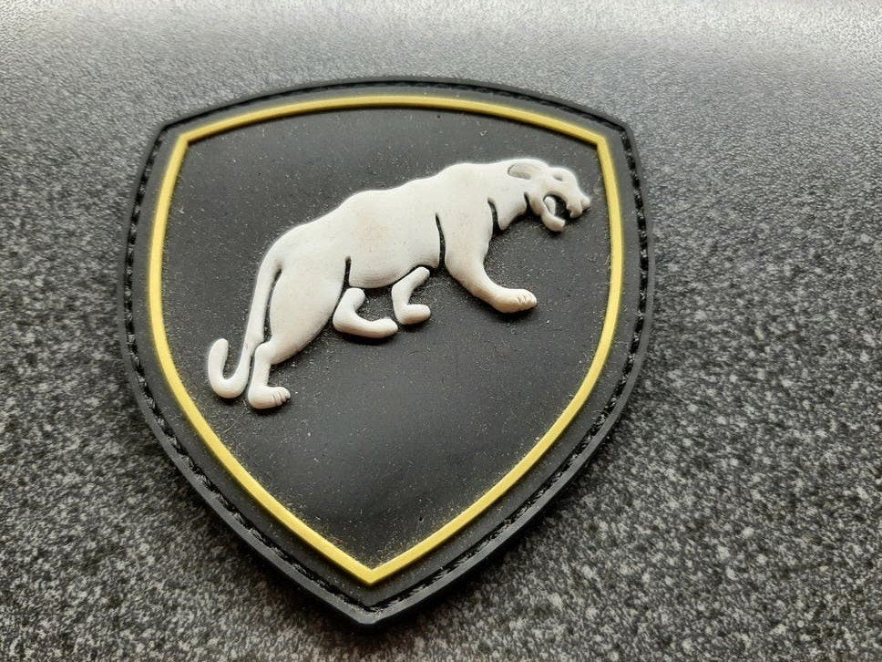 embleem 3D pvc  - Rusland Puma patch / met klittenband, Verzamelen, Ophalen of Verzenden, Luchtmacht, Overige gebieden, Embleem of Badge