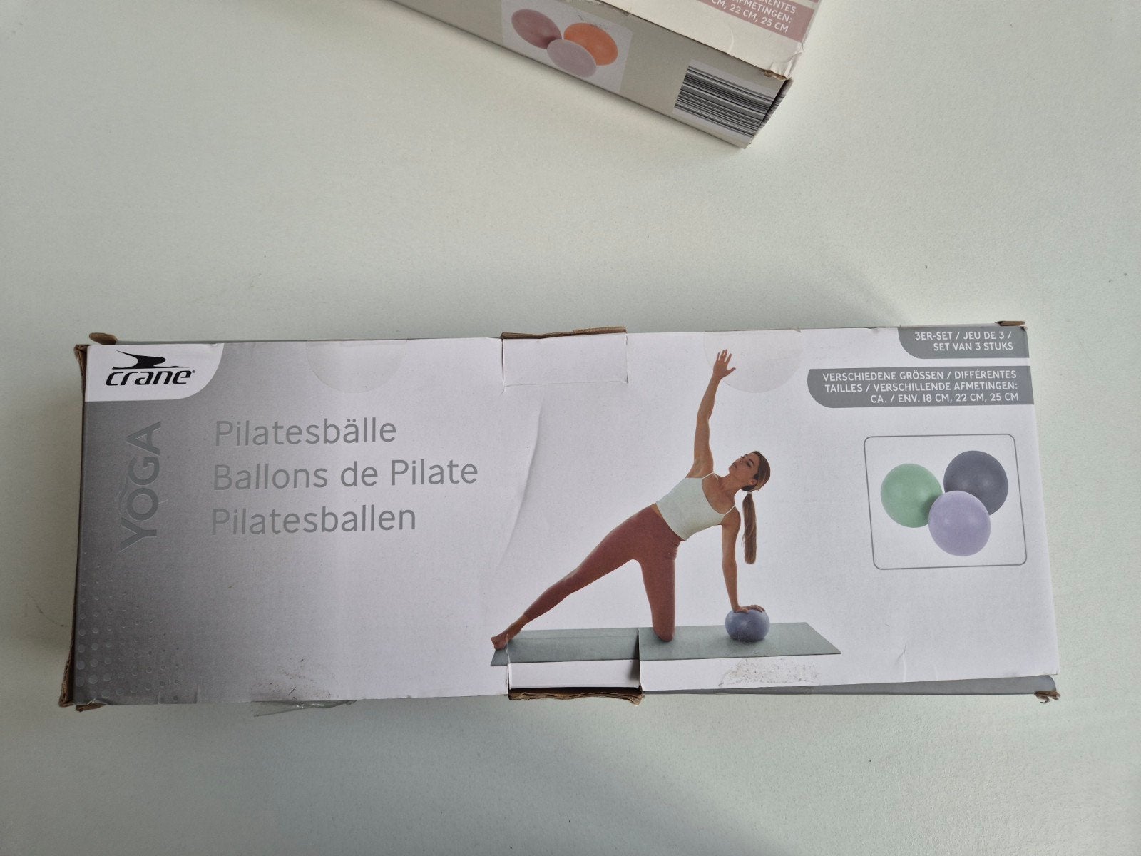 Crane Yoga Pilatesballen Set - 3 Stuks, Ophalen of Verzenden, Zo goed als nieuw