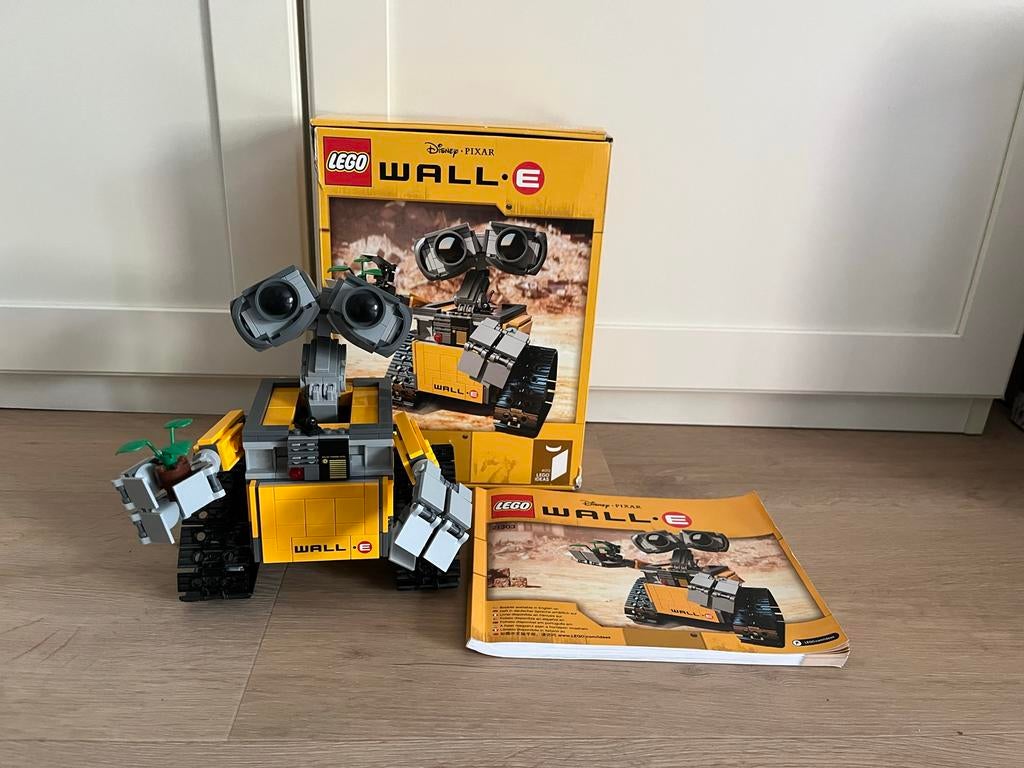 LEGO Ideas Disney Pixar WALL-E (21303) met doos en boekje, Lego, Ophalen of Verzenden, Complete set, Ideas