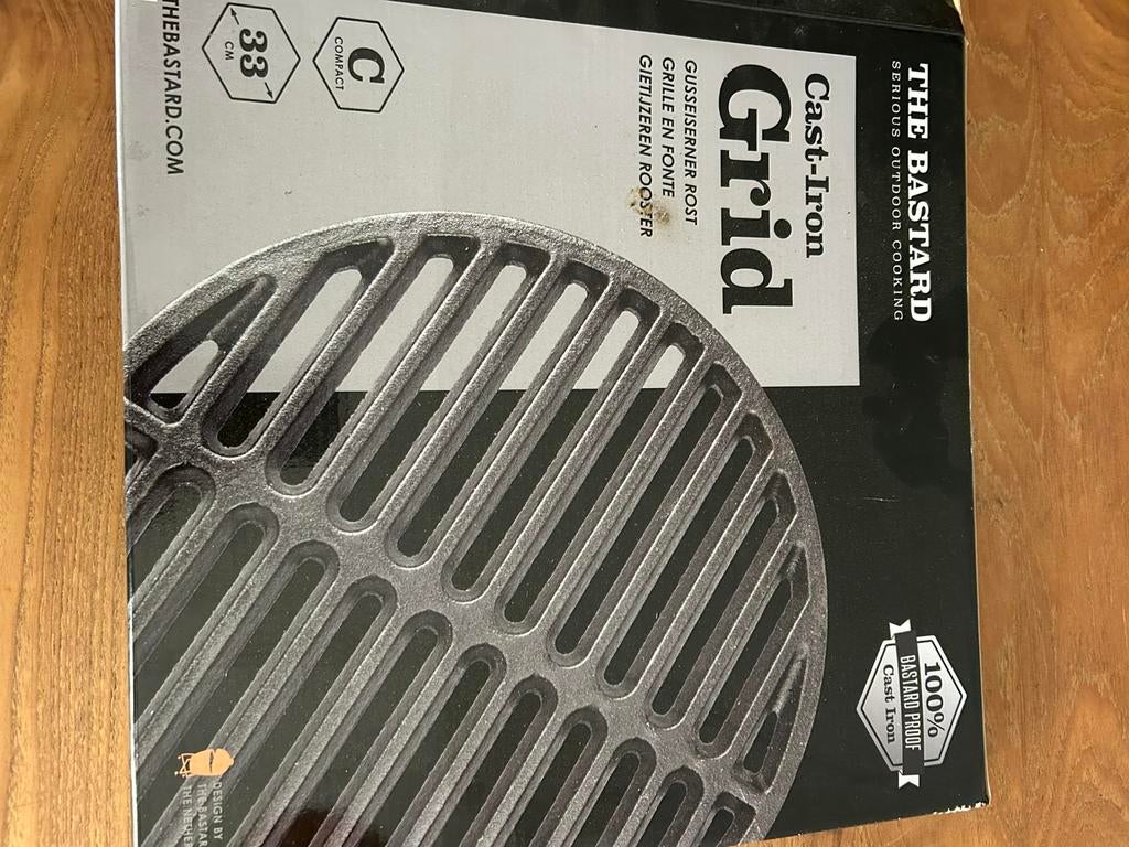 The Basterd Cast Iron Grid 33cm, Ophalen of Verzenden, Nieuw