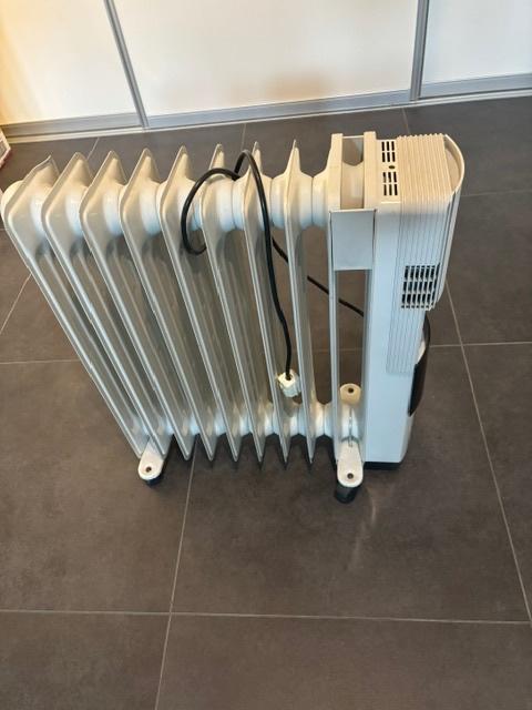 verrijdbare radiator, Ophalen, 30 tot 80 cm, 500 tot 800 watt, Radiator