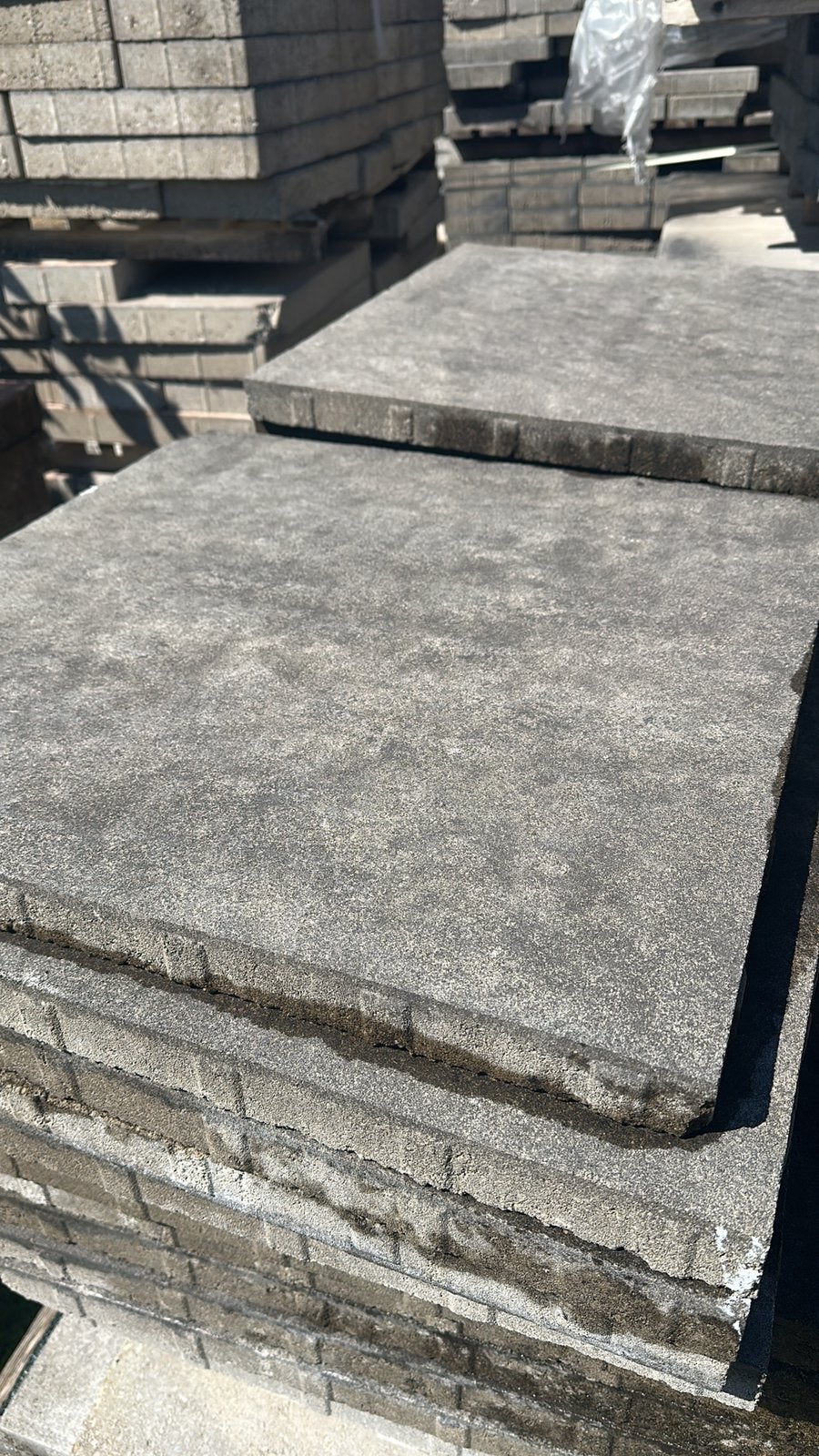 Stenen tegels terras stenen 60x60 tegels bestrating partij, Ophalen, Zo goed als nieuw, Hout
